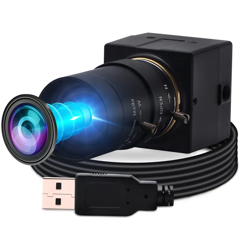 ELP 5MP Aptina MI5100 Sensor UVC free driver 5 50mm Varifocal Zoom