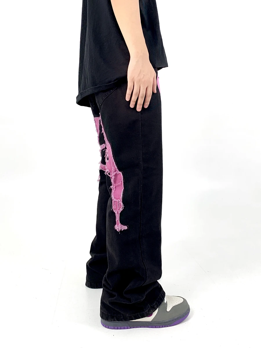 New Fall Fashion Cargo Pants Hip Hop Multi-Bag Wide-Leg Jeans - China Pants  and Trousers price | Made-in-China.com