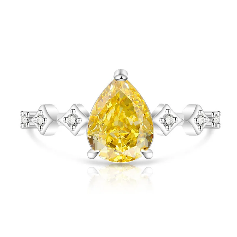 Elegant Adjustable 925 Silver Gemstone Ring for Women – Perfect for Any Occasion