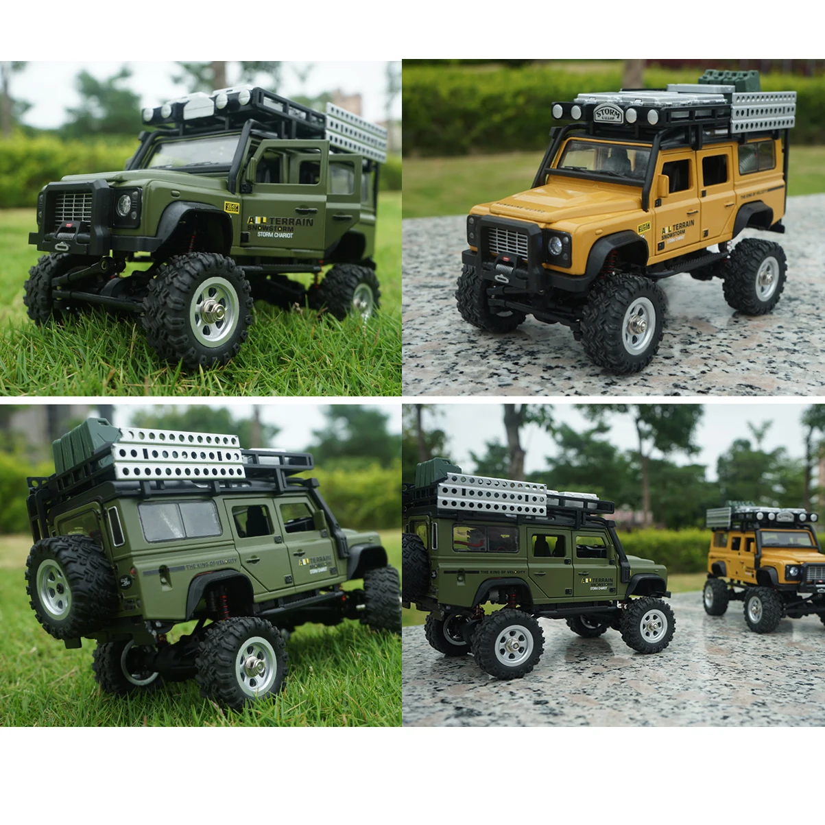 1:28 Mini RC Car SG2801 2.4G Simulation Remote Control 4WD Off-Road Climbing Truck with Front and Rear Lights Vehicle Model Toy 6