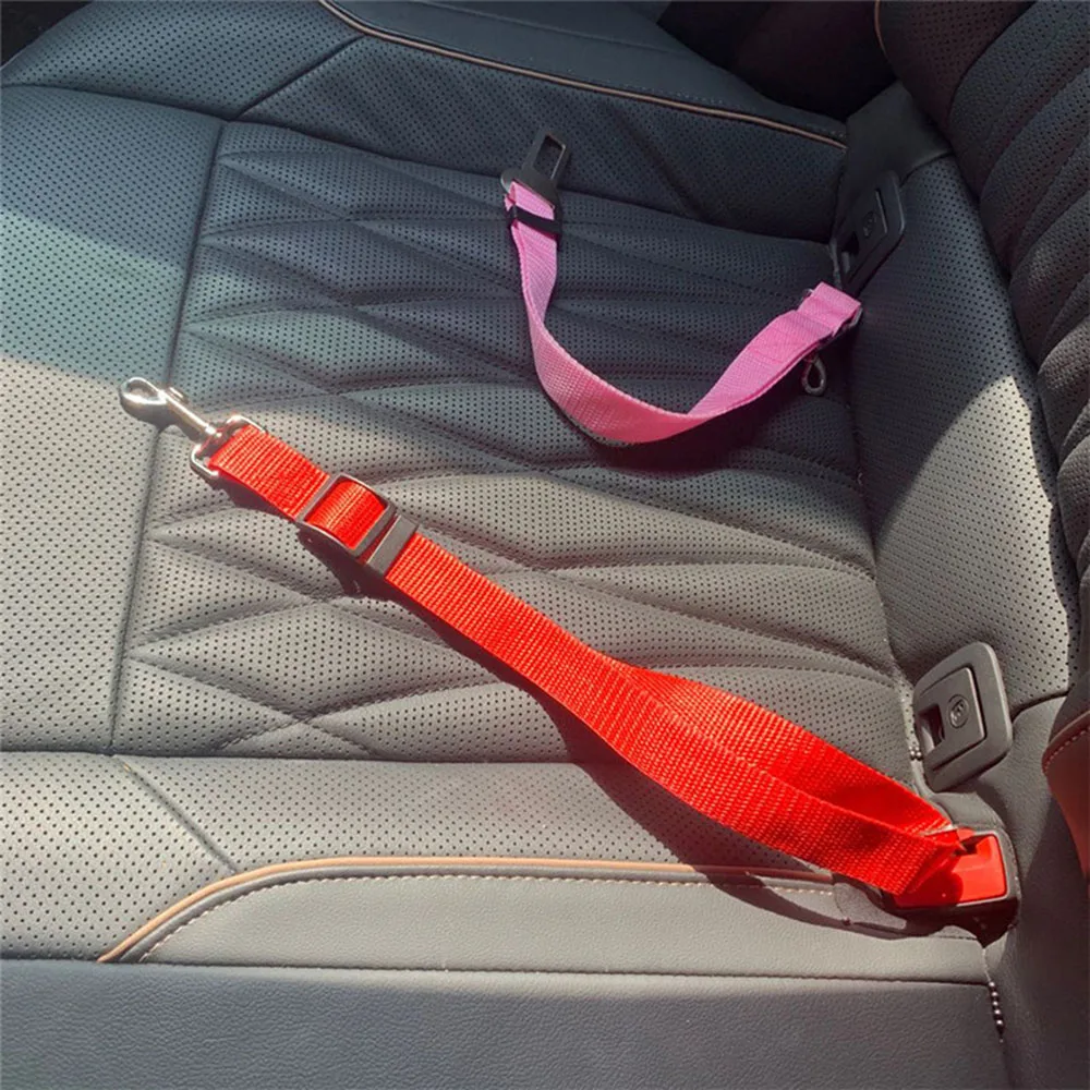 Adjustable Pet Car Safety Seat Belt Leash 2
