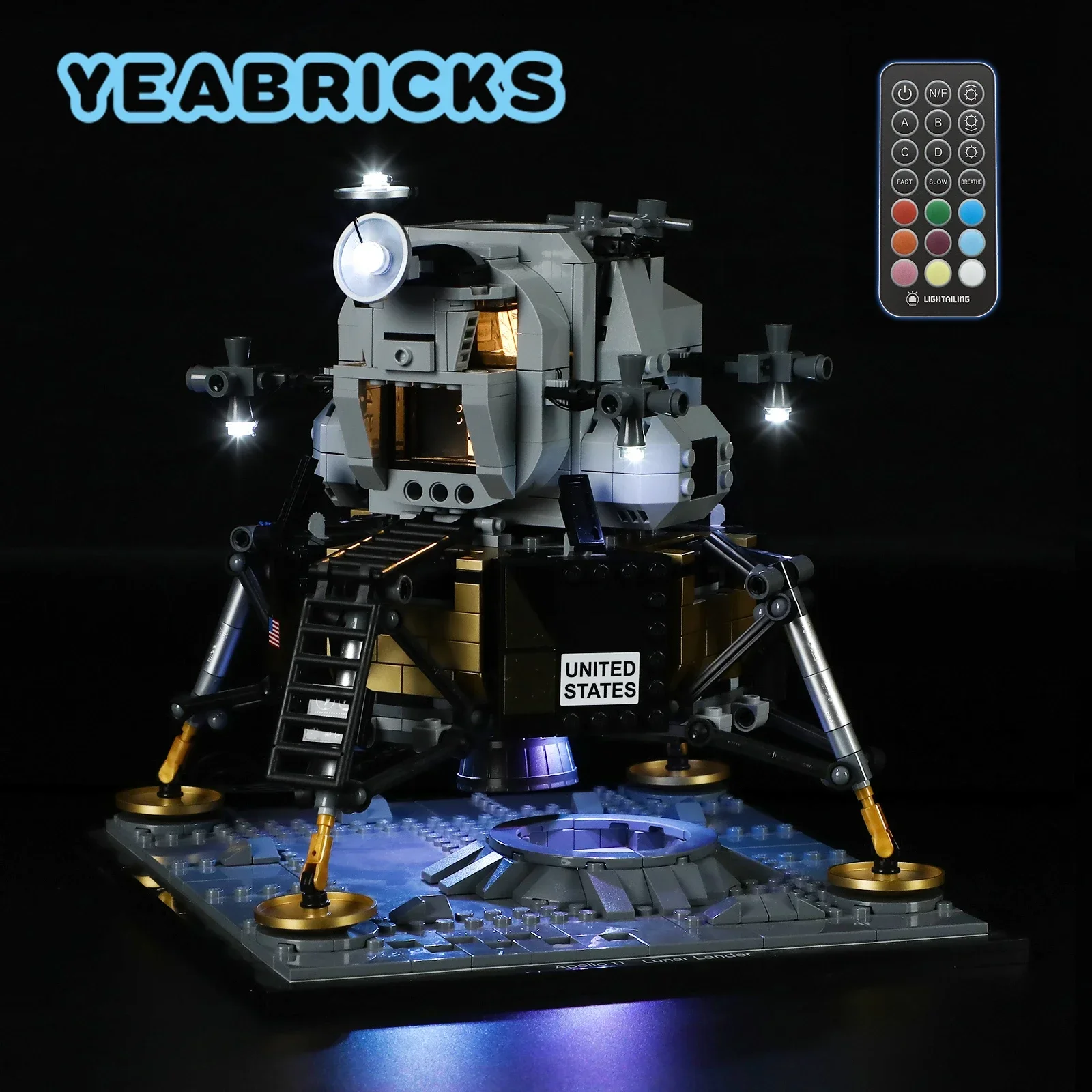 

Конструктор YEABRICKS со светодиодной подсветкой, Модель 10266 года, без модели