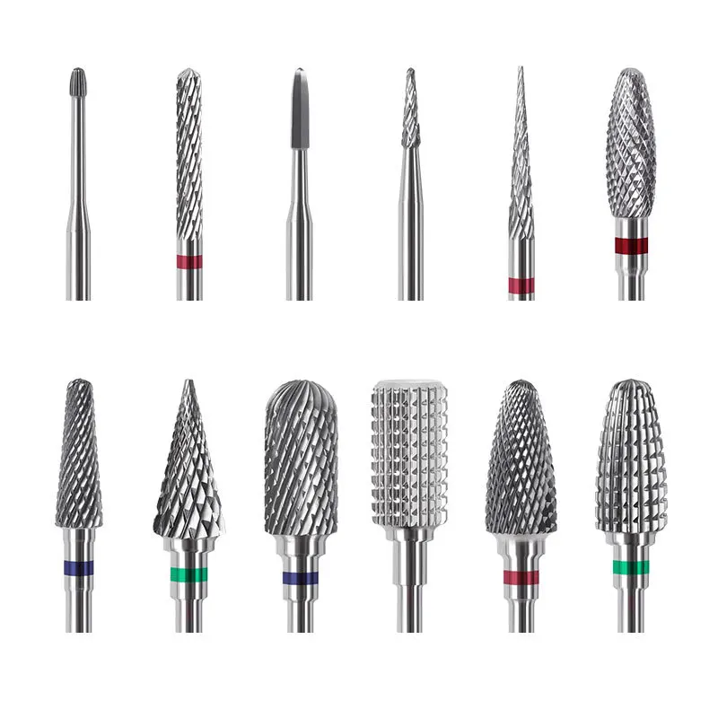 Manicure Tungsten Steel Polishing Head Nail Drill Bits Replacement Nail Polishing Head Polishing Head Pedicure Manicure Tools Fo