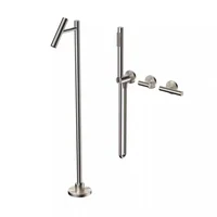 ก๊อกน้ําอ่างอาบน้ํามือถือห้องน้ําก๊อกน้ําขาตั้งก๊อกน้ําติดผนังแยก Body Torneiras Banheira อ่างอาบน้ํา 6