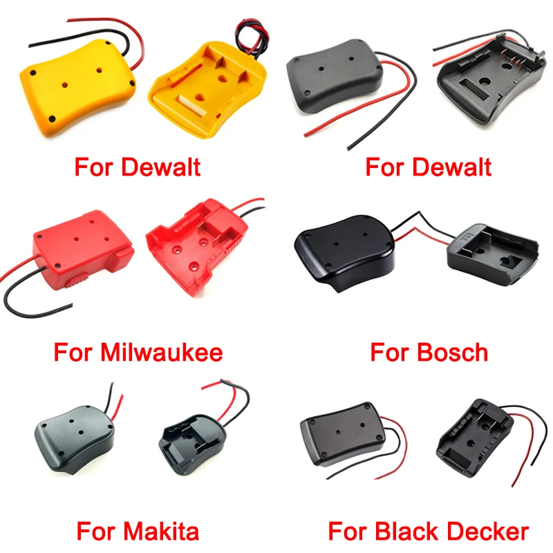 Adaptador De Bateria: Conversor De 18v, Conector De Alimenta | Frete Grátis
