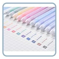 Color Gel Pen Set Kawaii Aesthetic Stationery Pretty Stationery Student Diary Pen Handbook Pen Color Markers School Supplies 6