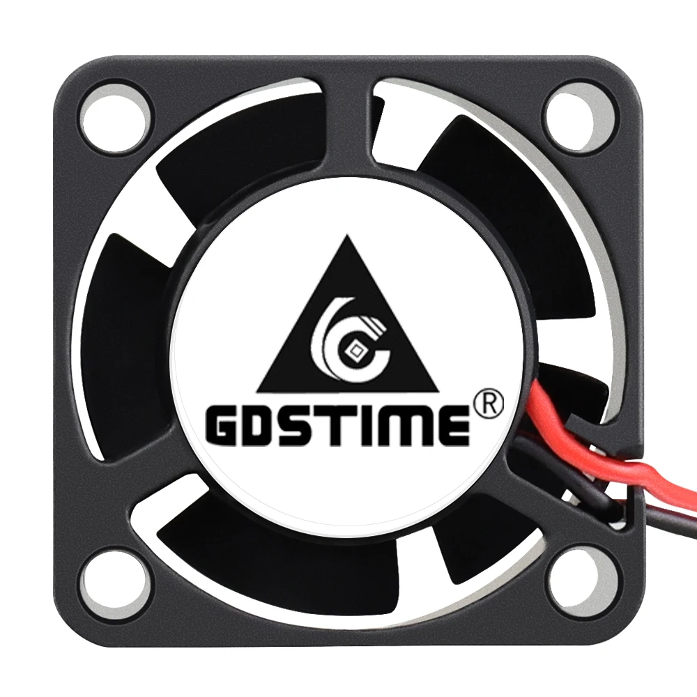 DC 5V, 12V, 24V, 25x25x10mm, 2510, Manga, Bola dupla, radiador