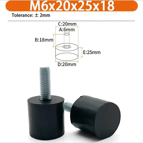 M6 M8 M10 Rubber Adjustable Feet Pad Feet Pad With Screw Table Chair Balck Leveling Foot Pad Furniture Leg Anti-shock Protection - Image 8