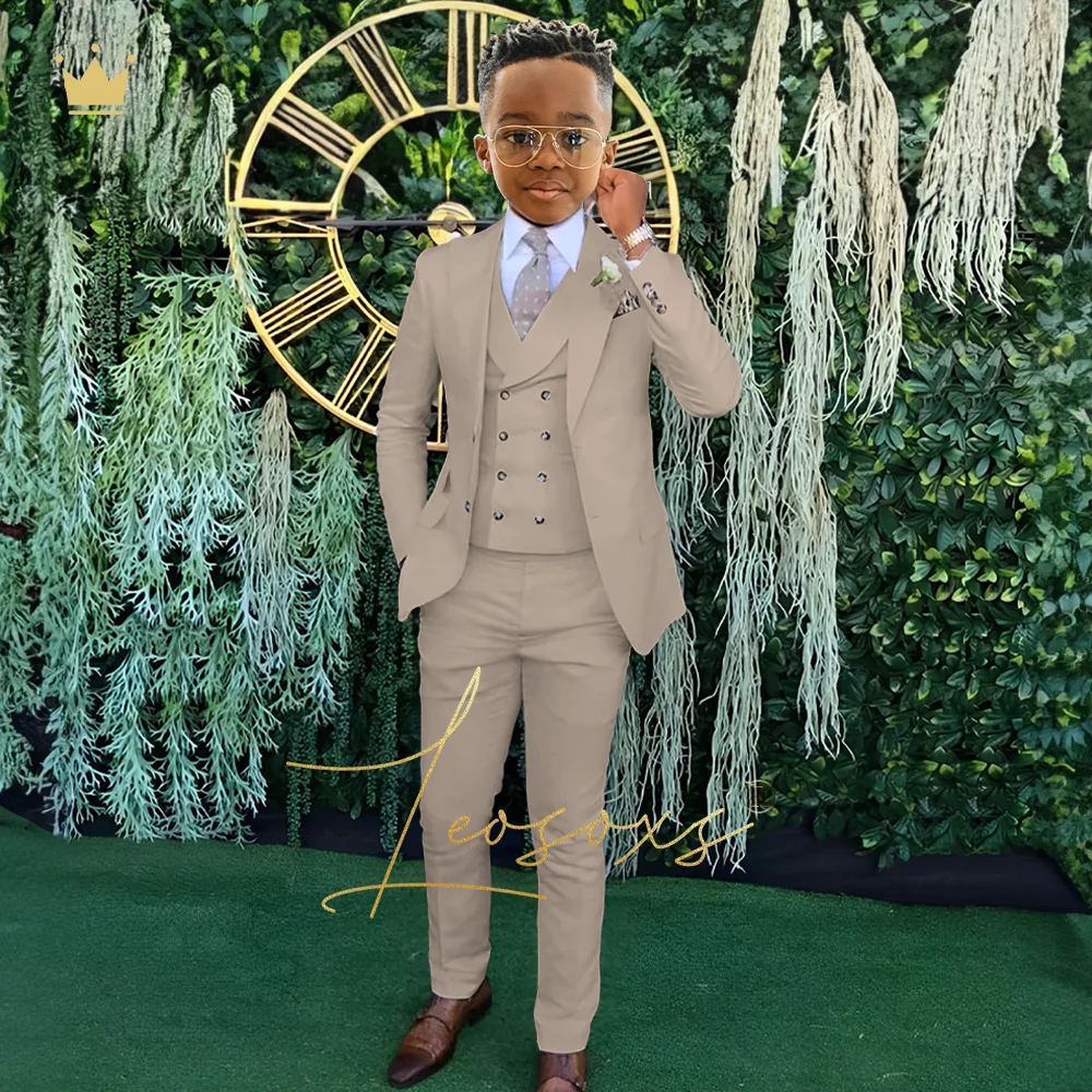 Boys formal suit set 3 piece 2~16 years old children