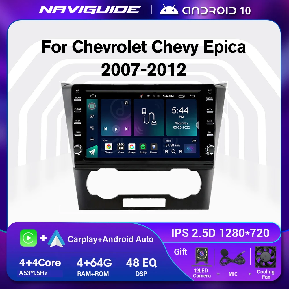 

2DIN Android10.0 Car Radio For Chevrolet Chevy Epica 2007-2012 IPS Screen Radio Car Multimedia Bluetooth Player Head Unit NO DVD