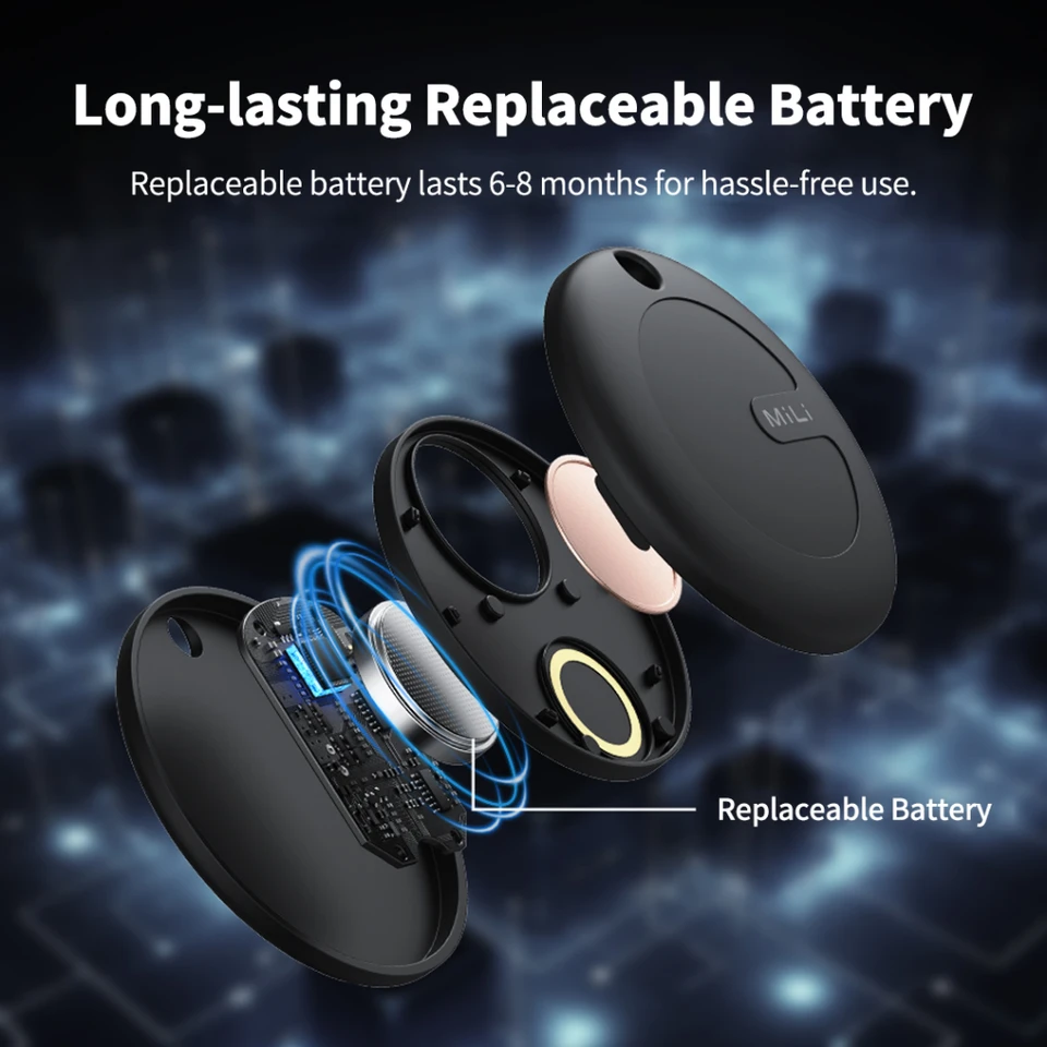 Smart Tag Android – Tracker Bluetooth IP68 Compatible Google Find Hub – Pour Clés, Portefeuille, Valise, Animaux (4 Tags, Android Uniquement)