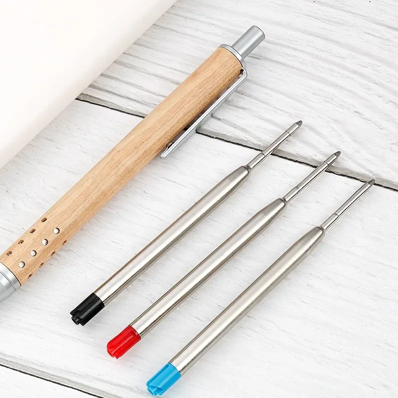Ballpoint Pen Refill Set - Medium Point, Assorted Colors, Metal Ink Rods, 3.9-Inch Length