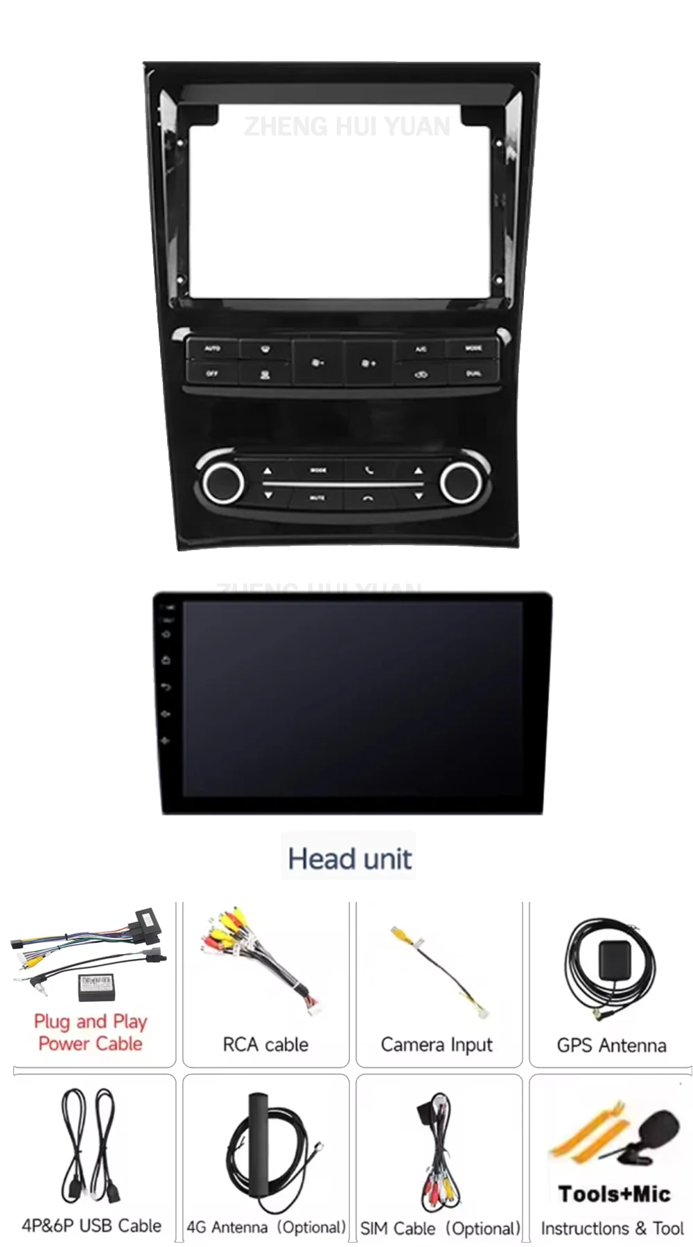 Radio para Auto con Android 16, Carplay y Auto, Navegación, Reproductor Multimedia Estéreo, QLED, GPS para Lexus GS300 2 S160 1997 - 2004 6