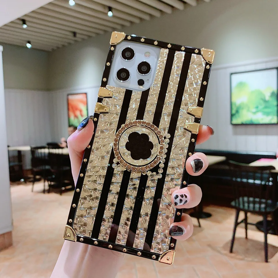 Luxury Gold Phone Case With Ring For Xiaomi Redmi Note Series_voghion.com