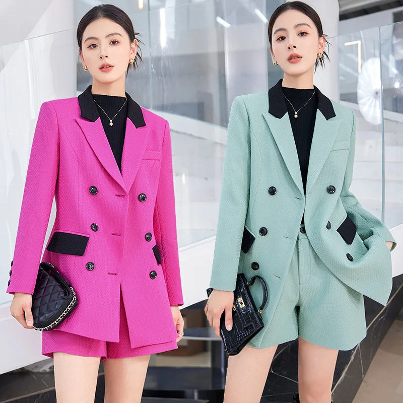 

High-End Business Suit Suit Goddess Temperament Socialite Autumn and Winter President Fashion Temperament Work Capable Korean Su