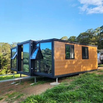 40FT Prefabricated Container House Mobile Modular Prefab Tiny Homes 3 Bedrooms Portable Expandable House with Kitchen Bathroom