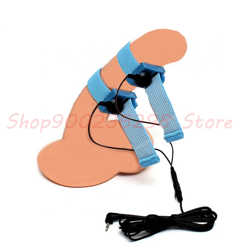 Electro Sex Toys E stim Chastity Cage Electrostimulation Anal Butt Plug Electric Shock Penis Cock Ring Stimulate Electro Sex Nipple Clip BDSM Toy Penis Rings
