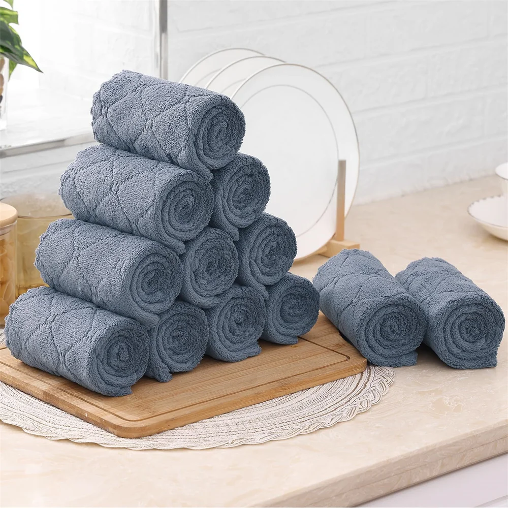 6pcs Microfiber Towel Absorbent Kitchen Cloth Wash Kitchen Clean Cloth Soft Lint Free Dish Household Wash Towel kitchen towel microfiber dish cloths cleaning cloth microfiber towel microfiber wash towel dish cleaning cloth microfiber dish cloth towel cleaning cloth dish cloth