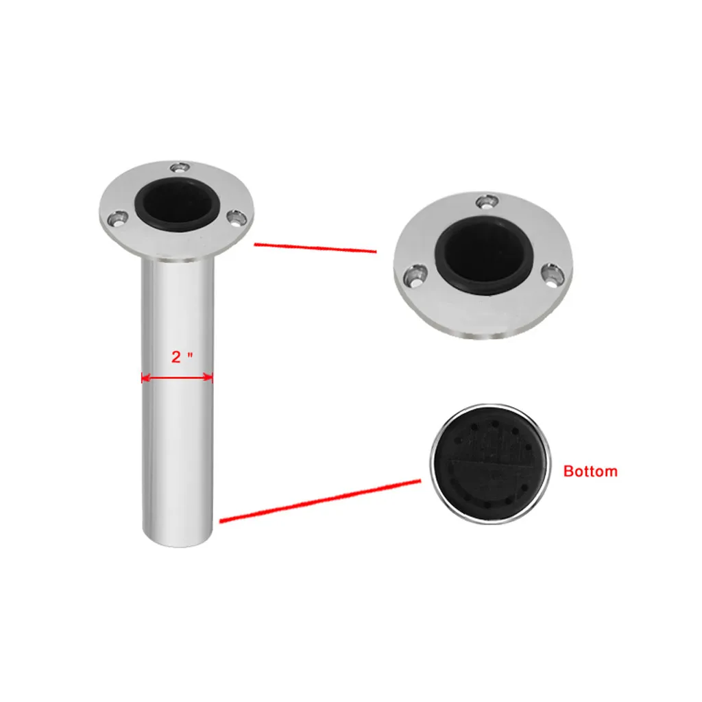 Marine Mirror Polish Flush Mount Degree Stainless Steel 316