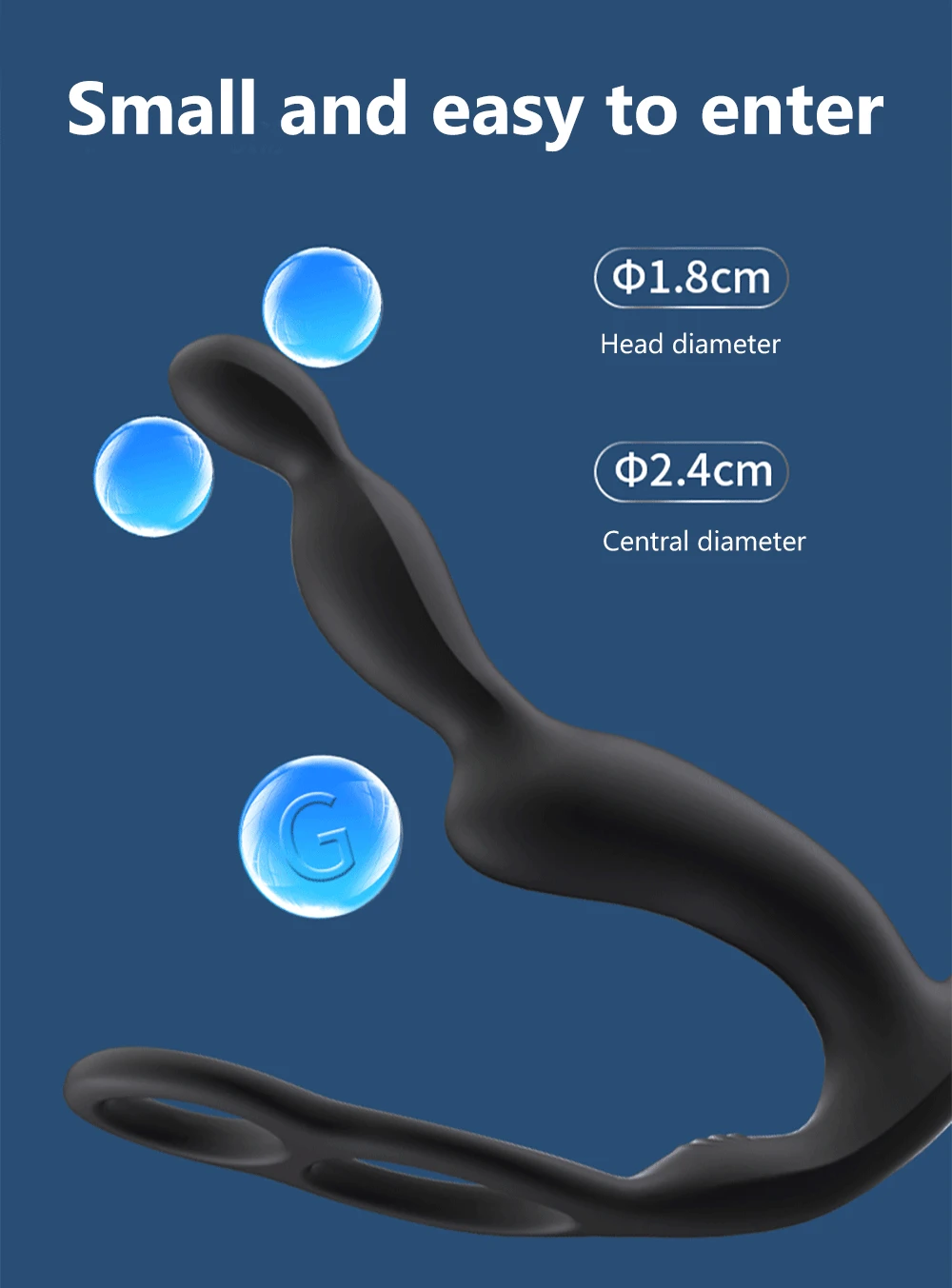 Drahtloser Prostatamassager Mit Analplug Für Männer_voghion.com