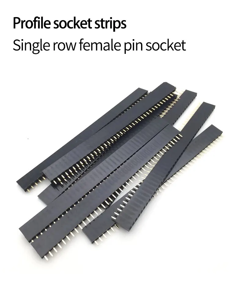 Lot De 30 Connecteurs Broches 1x40 - Header Femelle Simple Rangée - Pour DIY Électronique