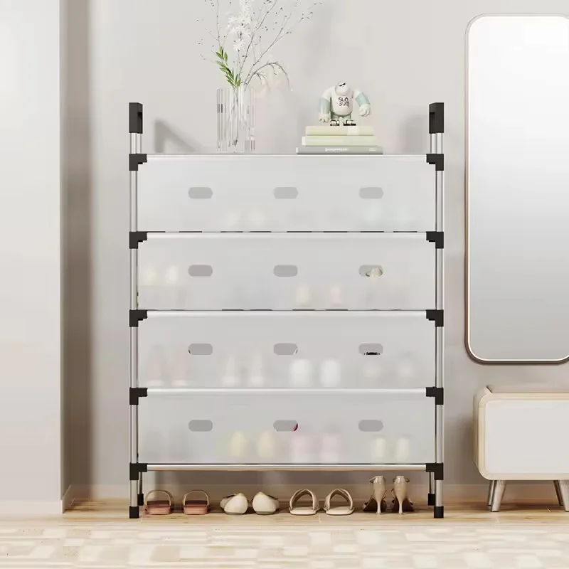 Dustproof Shoes Rack Shoes Shelf Diy Assemble Space-Saving Shoe Cabinet - 6 Layer