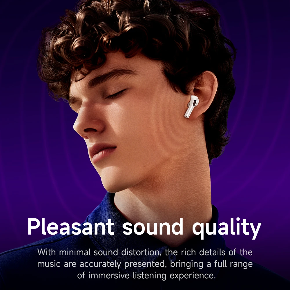 Wireless Earbuds with Bluetooth 5.4, ANC, LCD Touch Display, HiFi Sound, and Waterproof Design