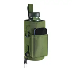 Magnetic Sling Bottle Bag with Shoulder Strap and Phone Holder (Green)