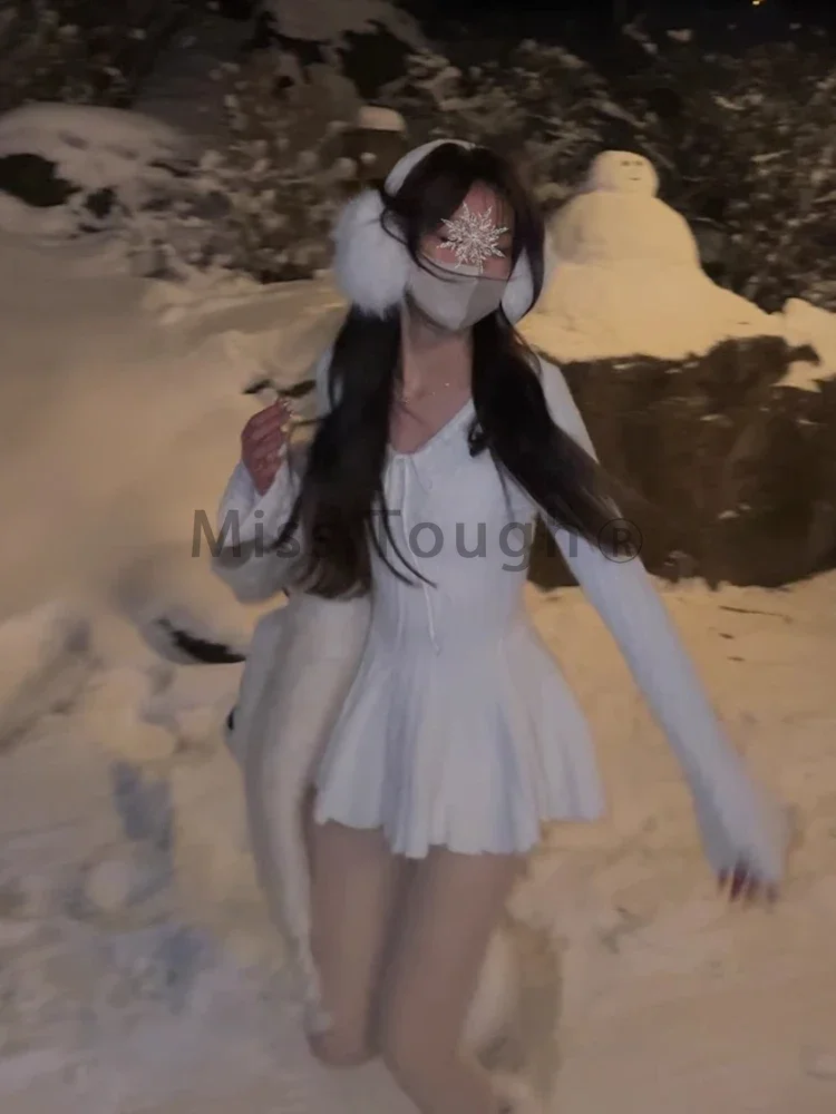 ワンピース JGHAENGNAE KISHIMEN FUR MINI DRESS ワンピース JGHAENGNAE KISHIMEN FUR MINI DRESS フラワー
