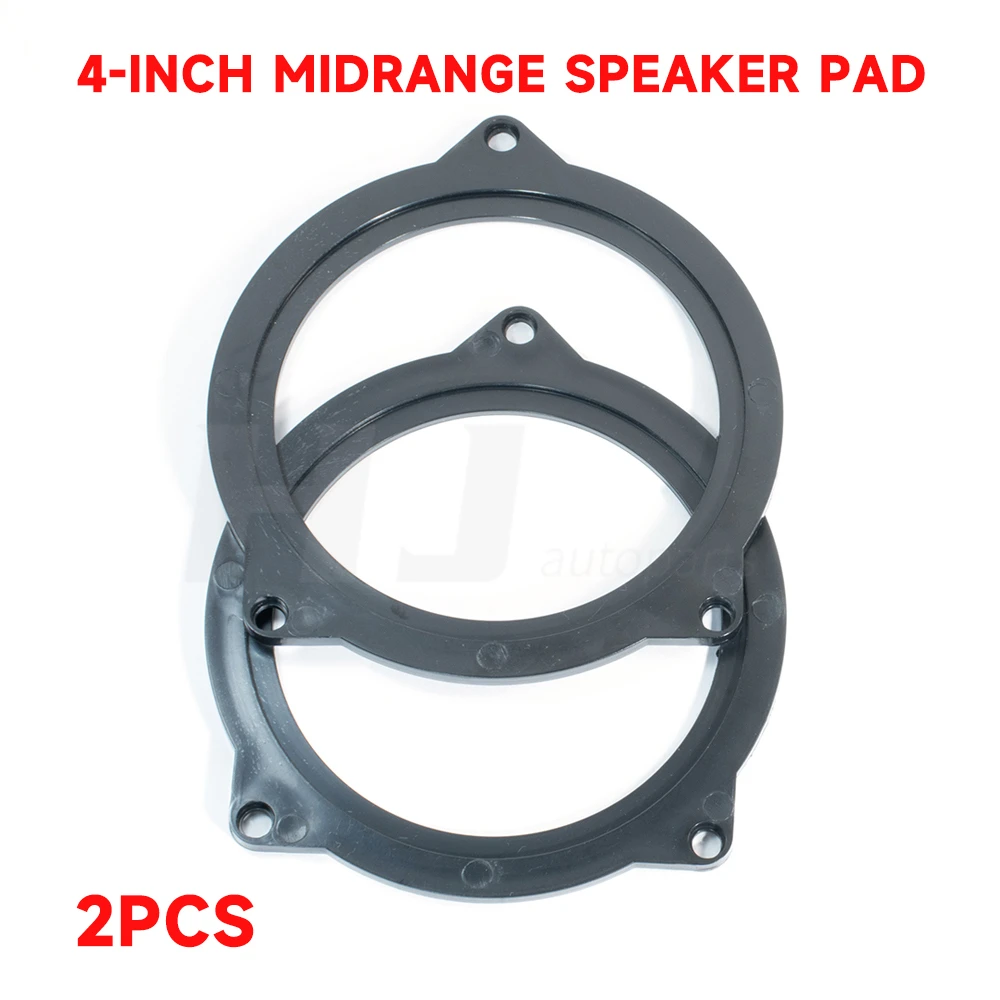 Car Midrange Speaker Speaker Mounting Spacer Rings 2pcs 4 Inch Car Midrange Speaker Adapter Spacer Horn Pad Speaker Mount washer Audio Bracket Front Door Rear Door Mediant for bmw