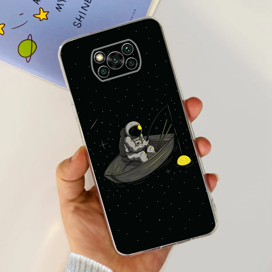 Cute Painted Soft Silicone TPU Bumper Phone Back Cover