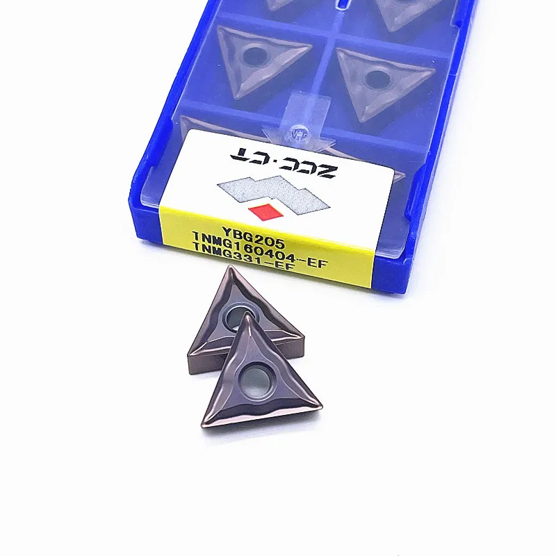 Turning Tool TNMG160404 TNMG160408 TNMG220404 TNMG220408-EF YBG205 CNC Lathe Carbide Cutting Insert