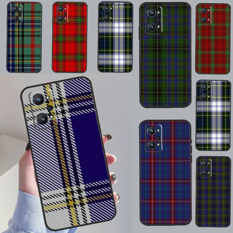 Clan Stewart Dress Tartan Plaid Per Oppo Realme C55 C35 C33 C31 C30 C25 C21Y C11 Gt Neo 5 3T 2T Realme 10 9 11 Pro Plus Case