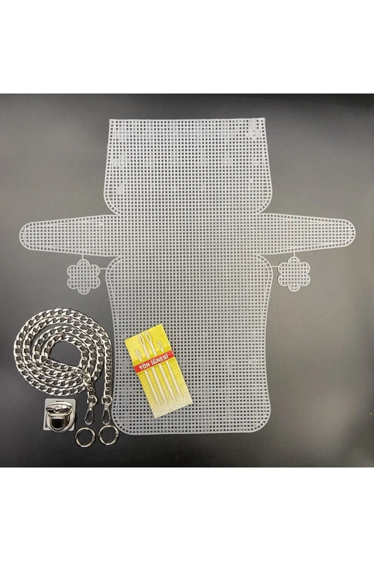

Large Plastic Canvas Bag Set Mesh Kits Hobby Supplies & Entertainment Life