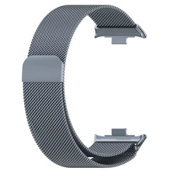 Elegant Milanese Loop Strap - Premium Smart Band Bracelet & Smartwatch Accessory (Grey)