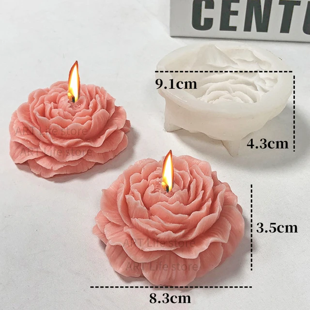 Moule bougie paysage de Noël - Silicone flexible et facile à démouler