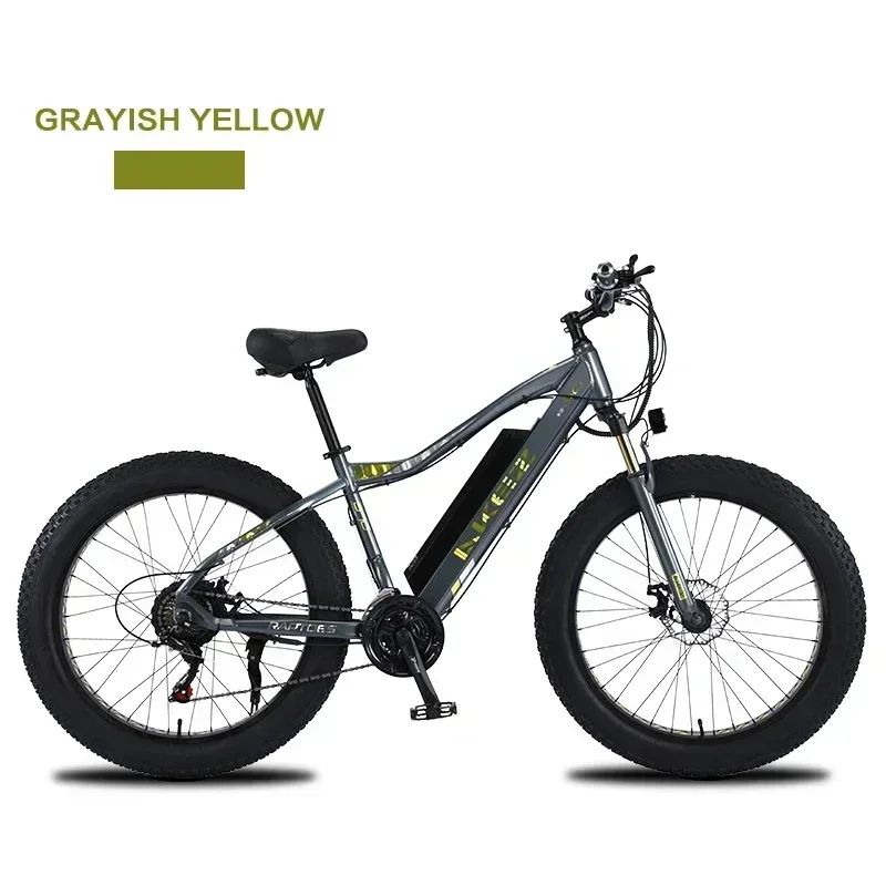 אופניים חשמליים מהירות משתנה akez אופניים חשמליים 26*4.0 שמן אופני הרים חשמליים