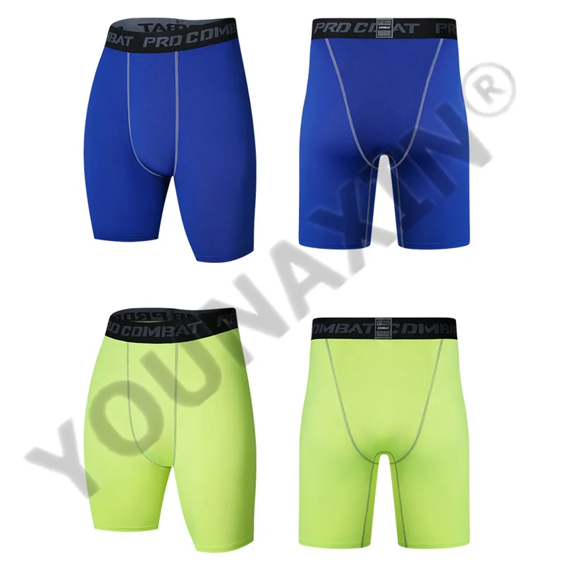Men Leggings Base Layer Skinny Compression Sports Shorts Gym Fitness Training Running Bottom Pants Tights Basketball Undershorts