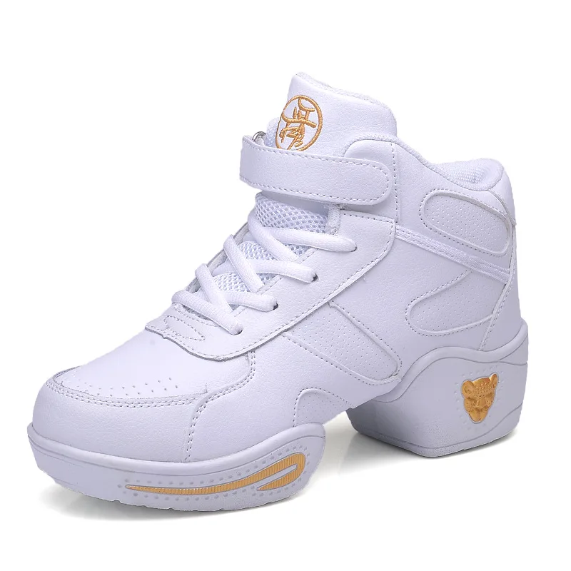 

Женские танцевальные туфли, женские современные кроссовки с мягкой подошвой, кожаные дышащие легкие Женские спортивные туфли для танцев и фитнеса