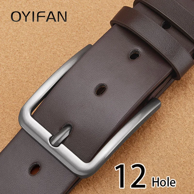 Männer PU Leder Legierung Pin Quadratische Schnalle Gürtel BusinessLeisure Gürtel Mode Schwarz Kaffee Braun Gürtel für Männer Jeans gürtel – Detail 4