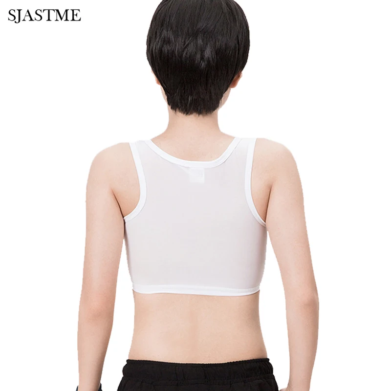 Chest Binder Les Lesbian Casual Breathable Buckle Short Chest Breast Binder Tank Vest Tops S-5XL Binders Bra Intimates breast binder