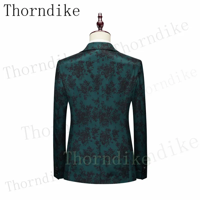 Thorndike Men Spring 3 Pieces Classic Blazers Suit Sets Men Business Blazer +Vest +Pants Suits Sets Autumn Men Wedding Party Set 3