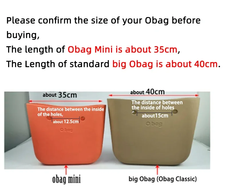 TANQU New Waterproof Inner Organizer Insert Zipper Pocket Classic Mini Obag Canvas Material For O Bag_voghion.com