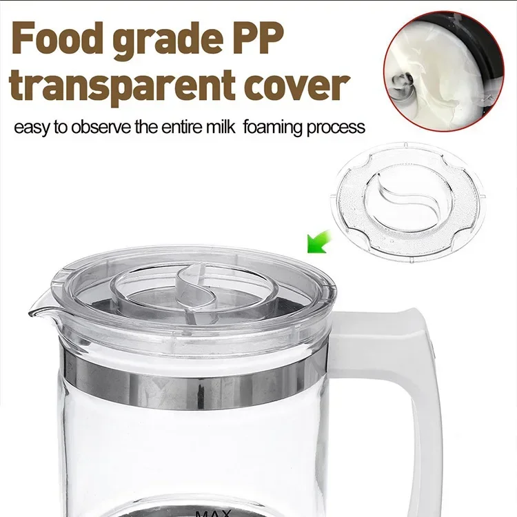 Electric Bubble Maker Automatic Milk Frother Foamer Mixer Heater Latte Cappuccino Hot Foam Warmer Fancy Coffee Machine 110V/220V 6