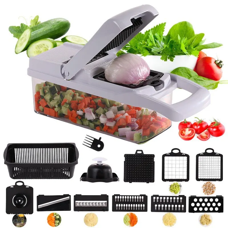 Multi-purpose Kitchen Vegetable and Fruit Dicing Processor Multi-functional and Convenient Vegetable Cutting Machine Kitchen food processor