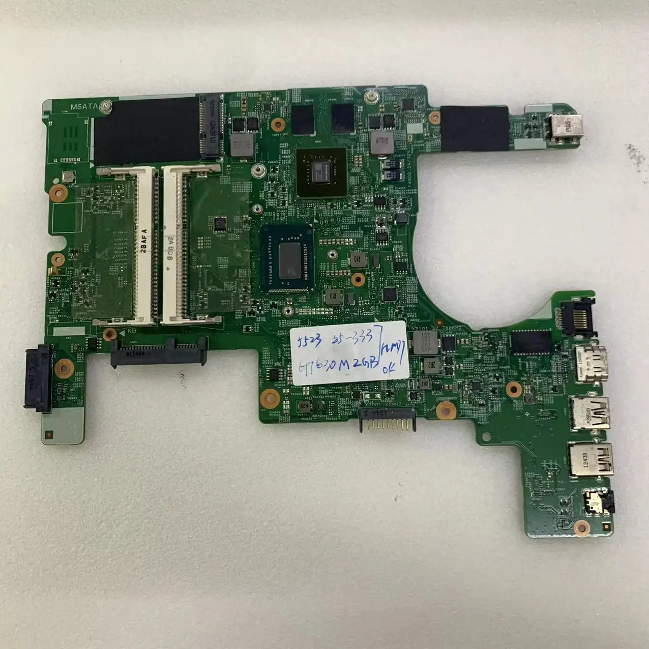 

Материнская плата NJF5X для Inspiron 15z (5523), системная плата с процессором Intel Core i5 1,80 ГГц и освещением