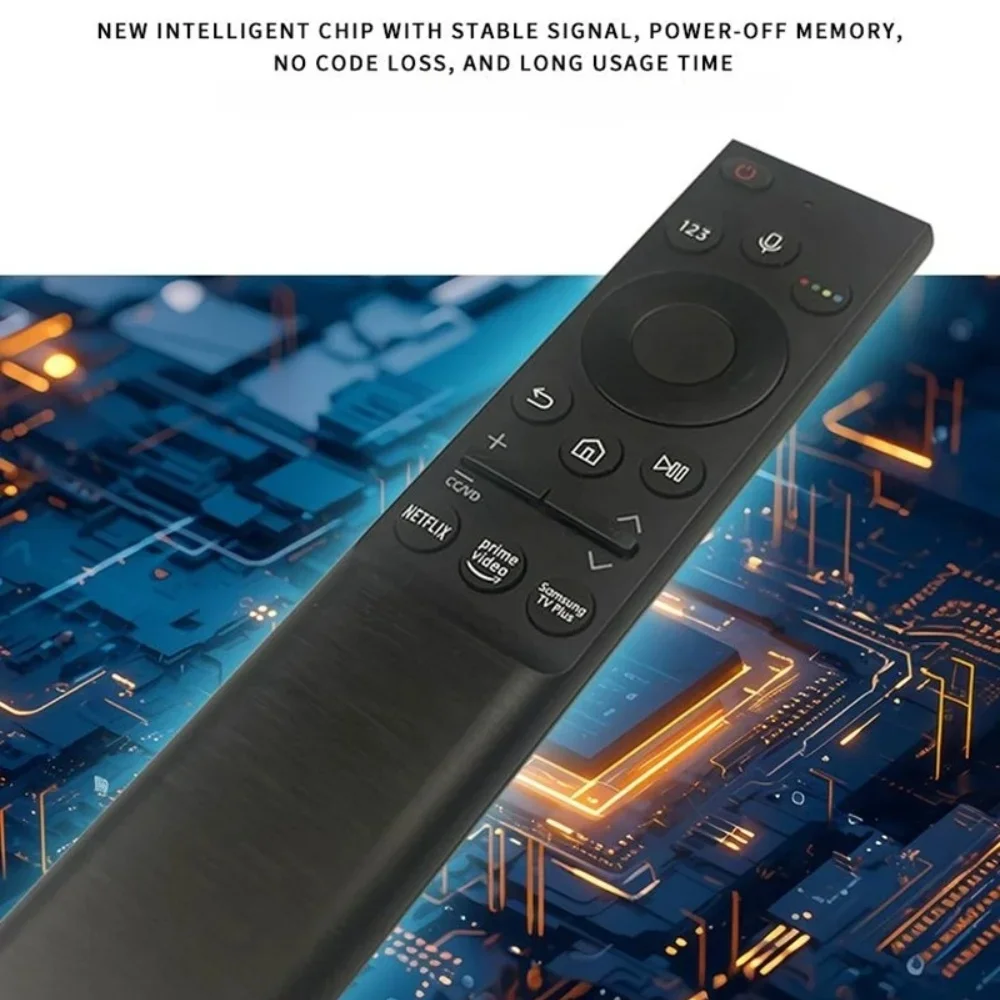 BN59-01363A 삼성 스마트 TV QLED 시리즈용 넷플릭스 버튼이 있는 음성 리모컨 스마트 TV (QN43LS03AAFXZA 호환)