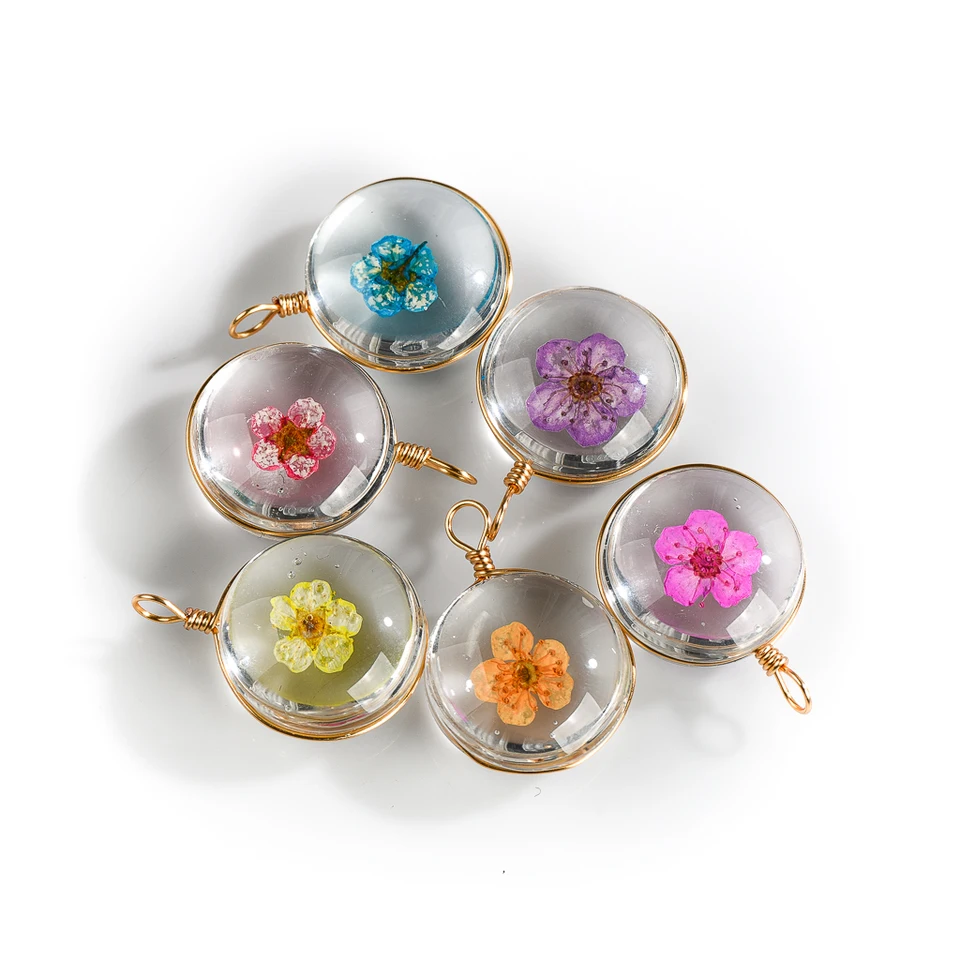 Acquista Fantasia Fatta A Mano In Vetro Tondo Fiori Perline Petalo Perline In Murano Adatti Ciondoli Braccialetto Collana Forniture Per Gioielli Fai Da Te In Italia A Partire Da 1.61 - Foto 2