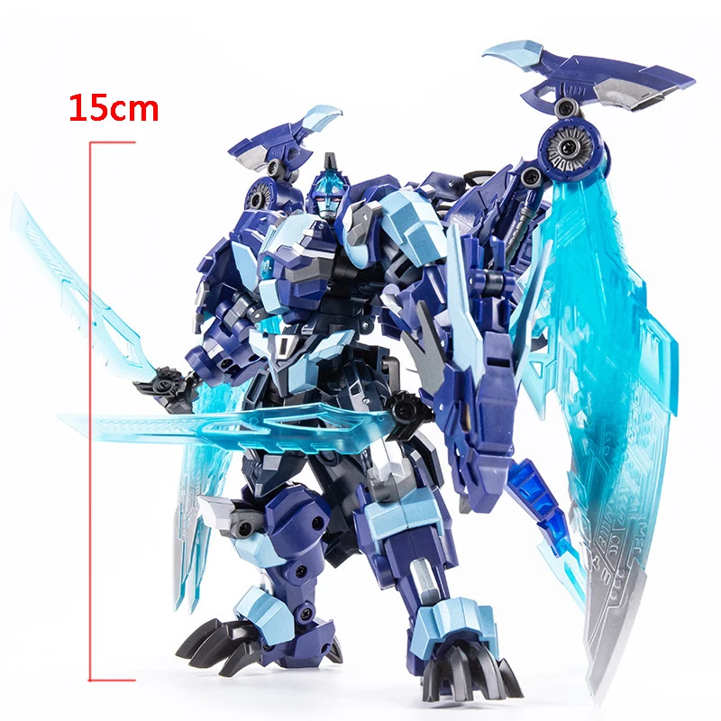 thumbnail image 1 of EN STOCK JINBAO 8871 Flame Red Dragon Transformation Toys Blue Ice Dinosaur Beast Wars Figura de acción Robot Deformation Model, 1 of 5