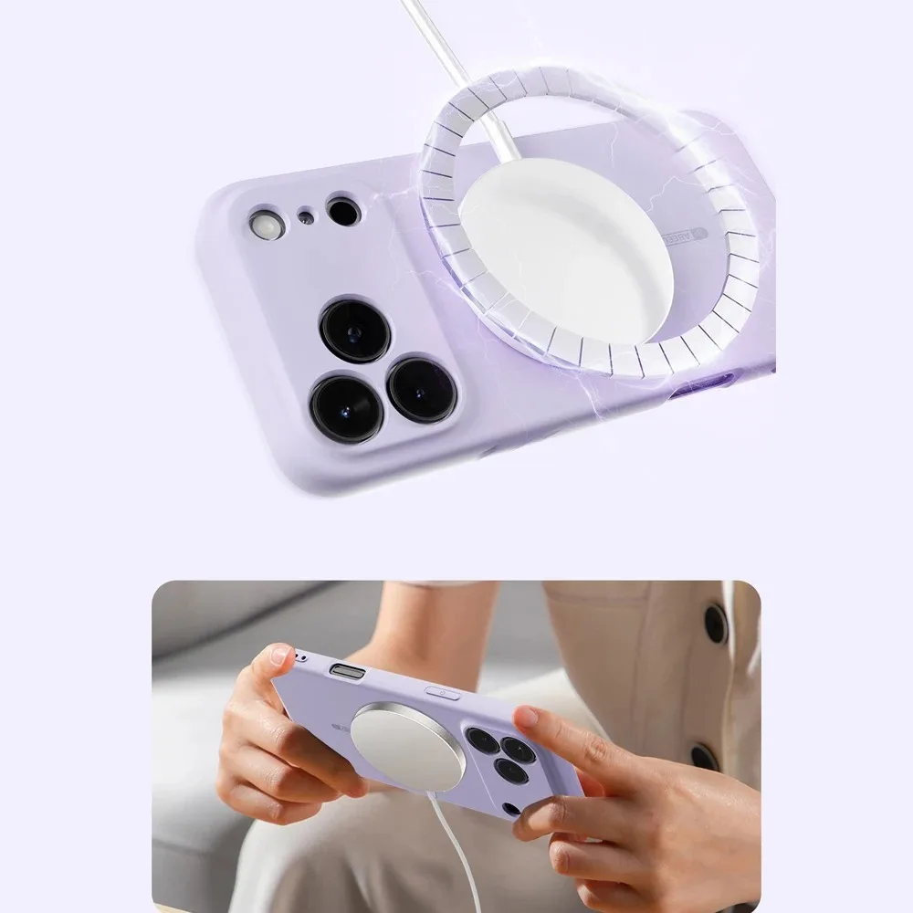 Ultra-Durable Liquid Silicone Magnetic Phone Case Cover